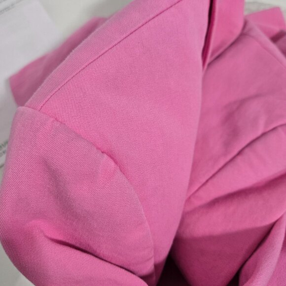 DEREK LAM 10 CROSBY Courtney cropped cotton-blend blazer - Bright Pink - Size 8 - Picture 11 of 11